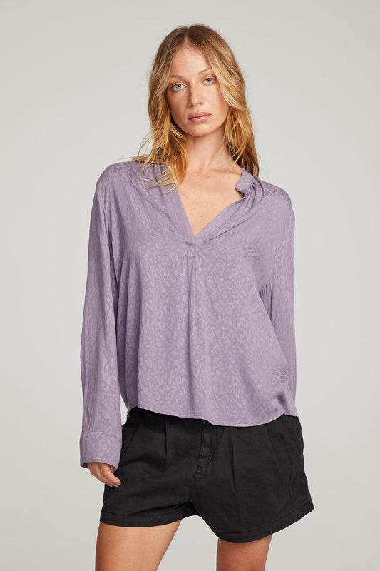 Chaser Brand Denver Blouse Purple