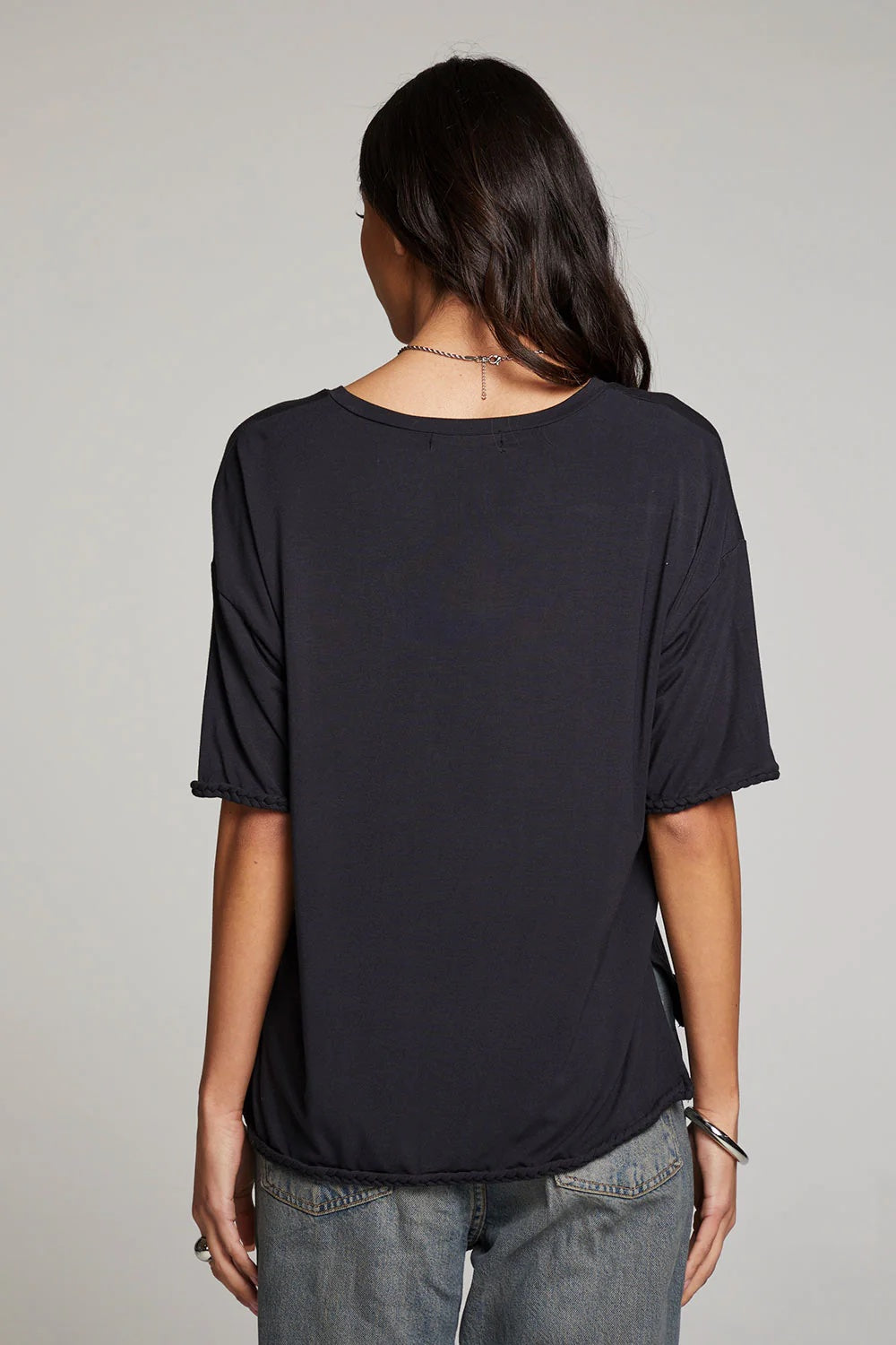 Chaser Mason Licorice V Neck