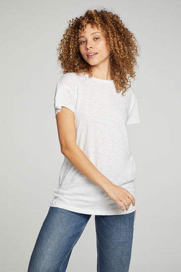 Chaser-Oversized-Tee-White-Pose