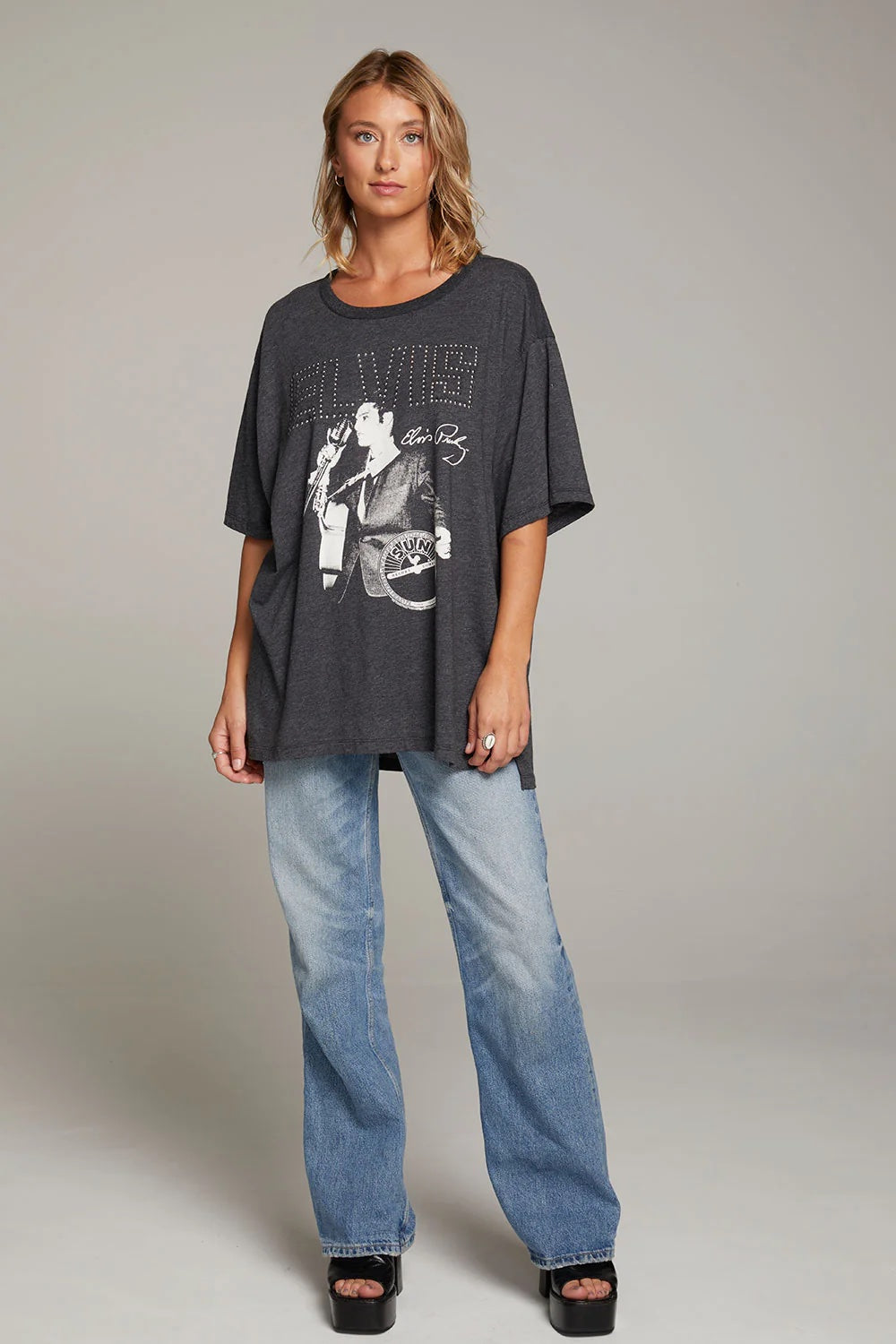 Chaser Sun Records Elvis Oversized Tee