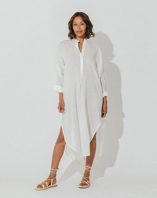 Cleobella-rohita-kaftan-dress-white-Front