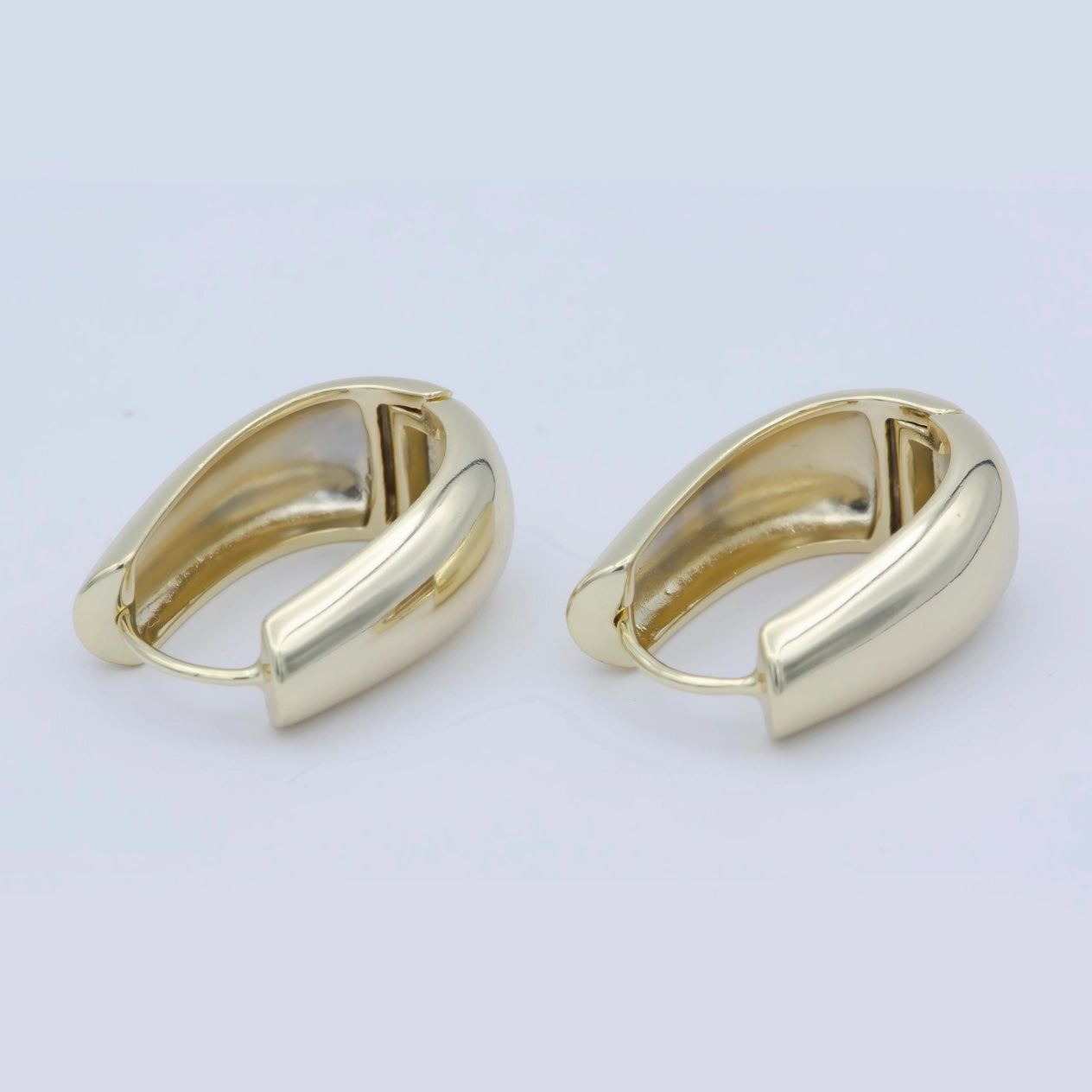 JBL Jewelry Lambert Gold Hoop Earrings