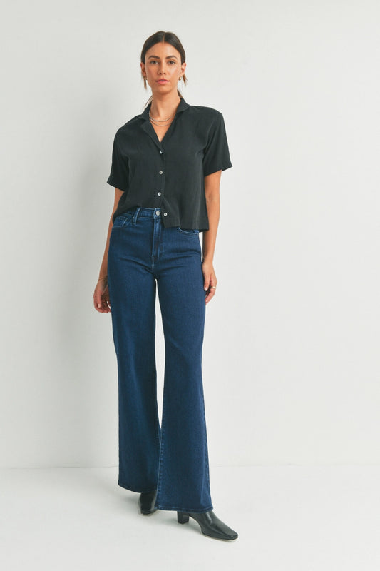 Just Black Denim Palazzo Pant