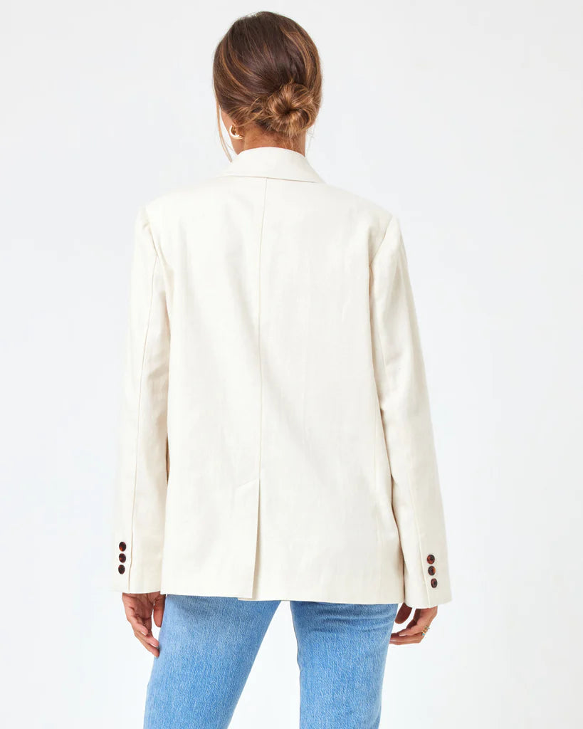 LSpace-Rhodes-Blazer-Cream-Back