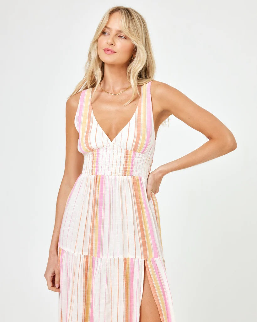 LSpace Lilkoi Dress Vaca Stripe