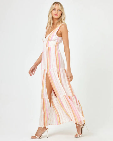 LSpace Lilkoi Dress Vaca Stripe