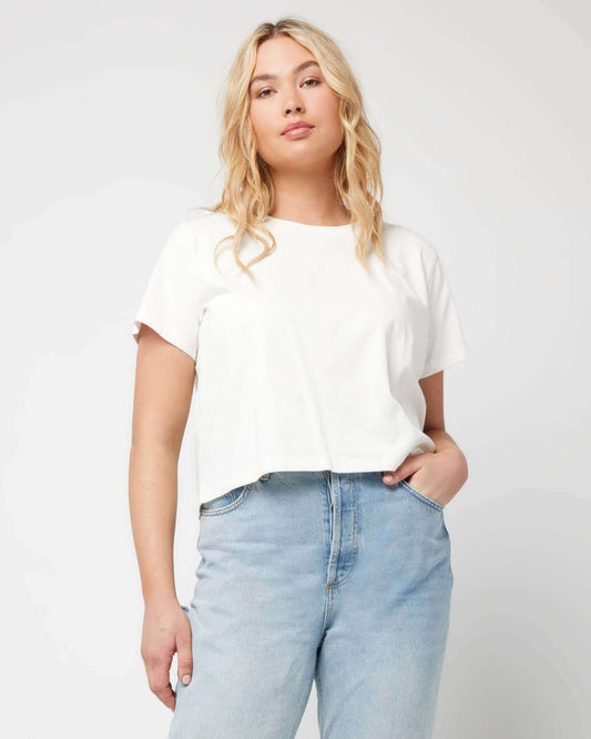 L*Space Cream All Day Top in Cream - Main