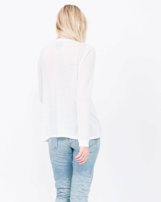 Claudia Cashmere Blend Trapeze Top - Back