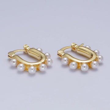 SBL Fran Pearl Hoop Earrings