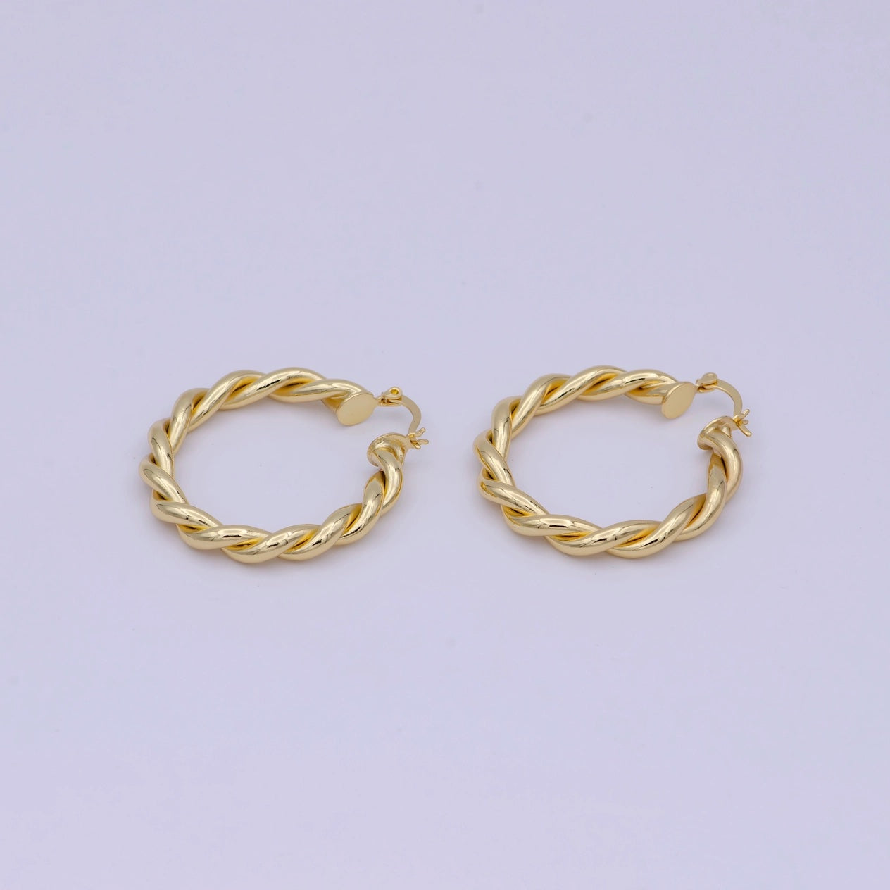 Santa Barbara Lifestyle Padaro Gold Hoop Earrings