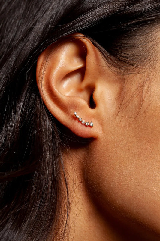 Sophie Ratner's Diamond Swell Studs 2