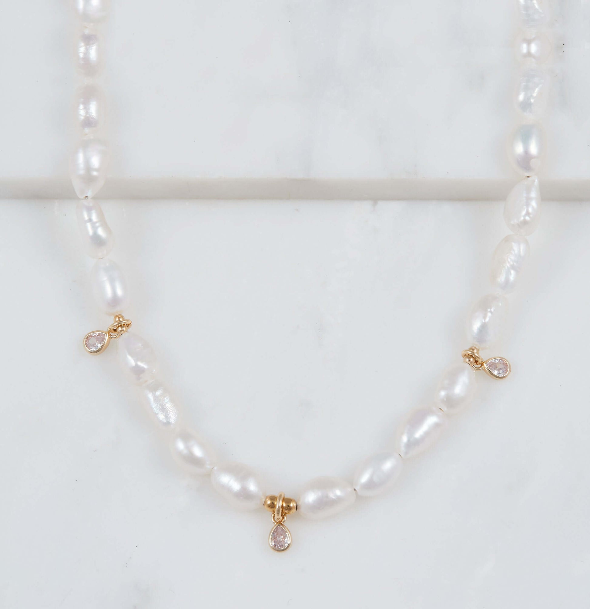 Sorrento Necklace, Freshwater Pearls