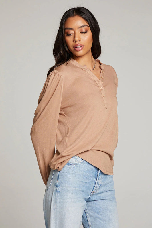 Chaser Lotus Warm Taupe Long Sleeve