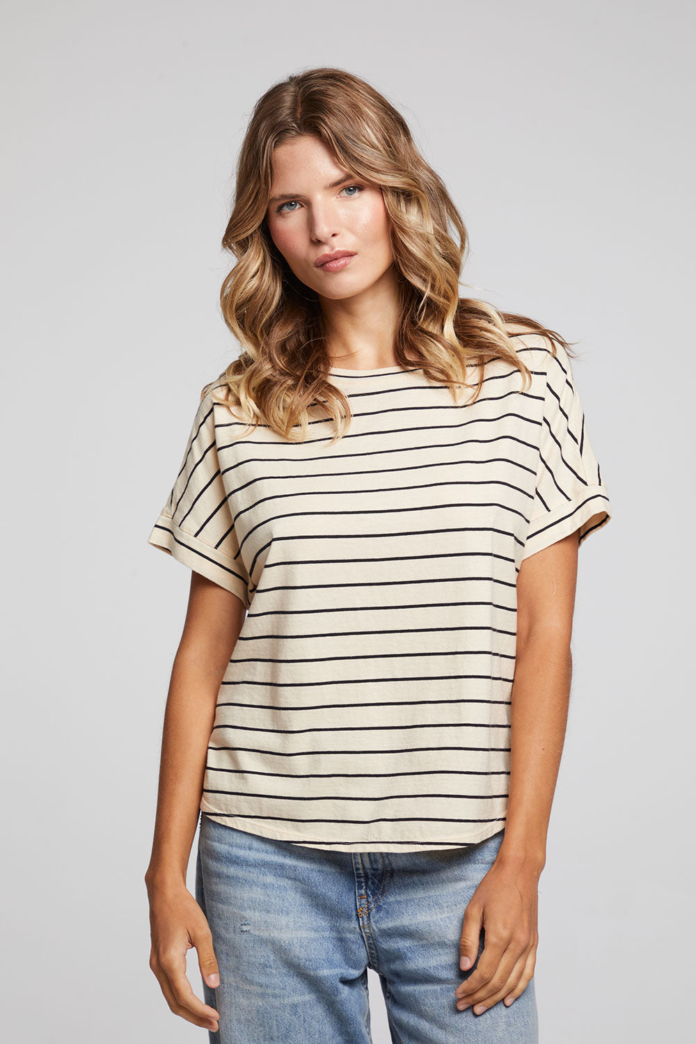 Chaser Amber Striped Tee