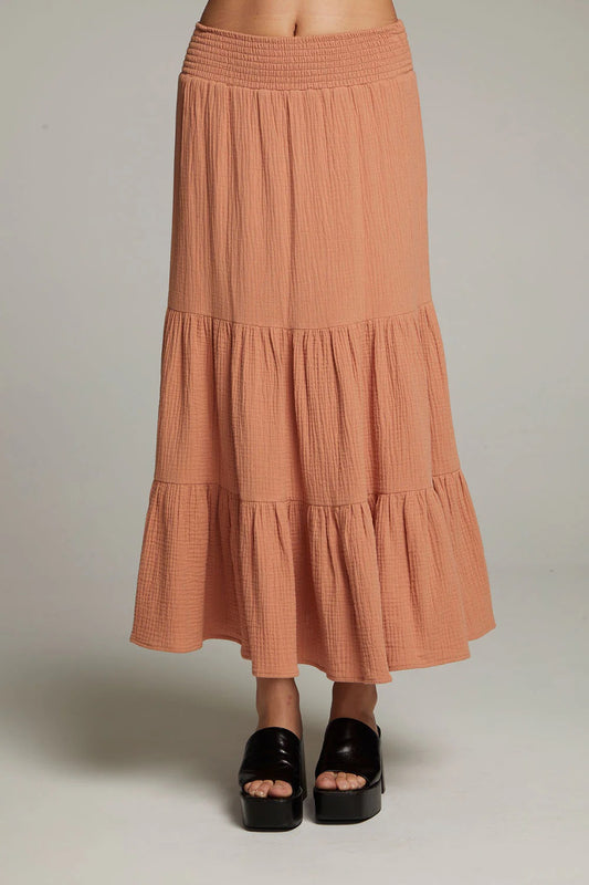 Chaser Seal Bronze Maxi Skirt