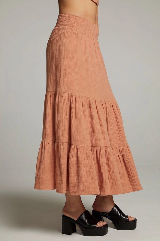 Chaser Seal Bronze Maxi Skirt