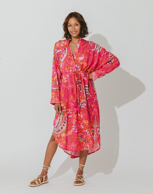 cleobella-rohita-kaftan-dress-hibiscus-front