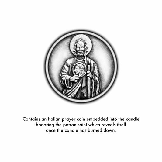 SAINT Candles - Saint Jude Candle - Coin