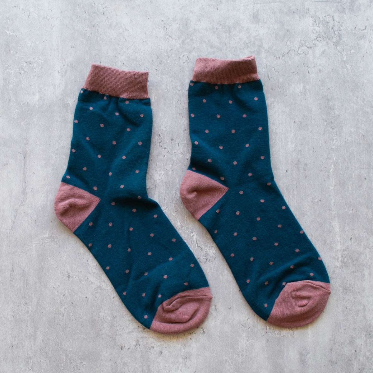 tiepology-2-tone-polkadots-socks-teal-mauve