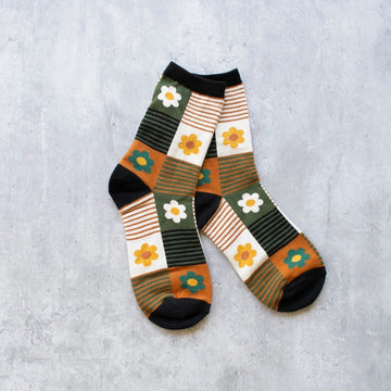 Tiepology Daisy Multi Socks