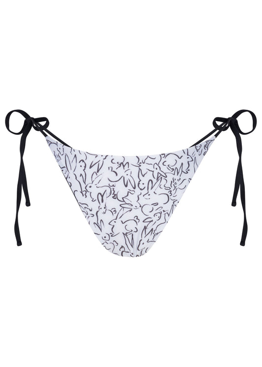 Butterfly Bottom -white print