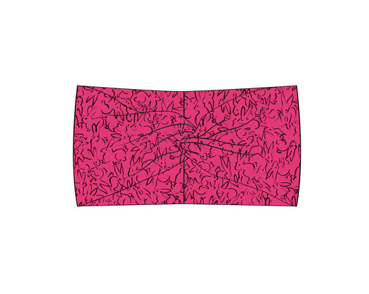 Hendry's Headband -pink print