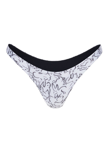 Little Rincon Bottom -white print