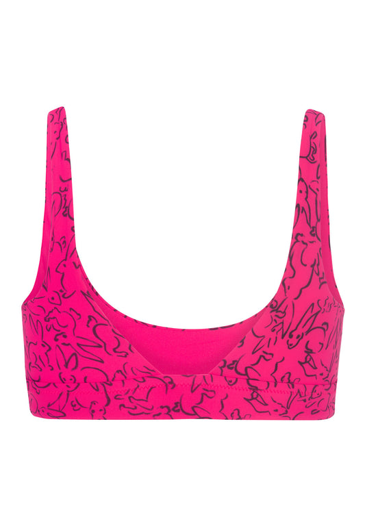 Rincon Top -pink print