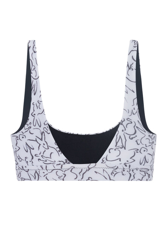 Rincon Top -white print