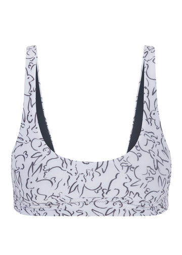 Rincon Top -white print