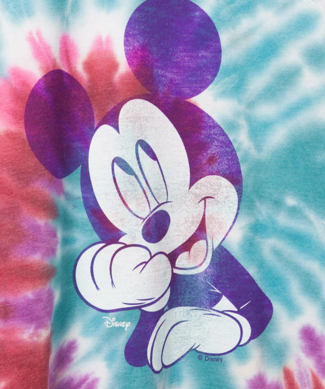 Junk Food Micky Mouse Tie Dye Sweatshirt