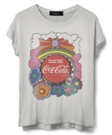 Coca Cola Flowers Easy Tee