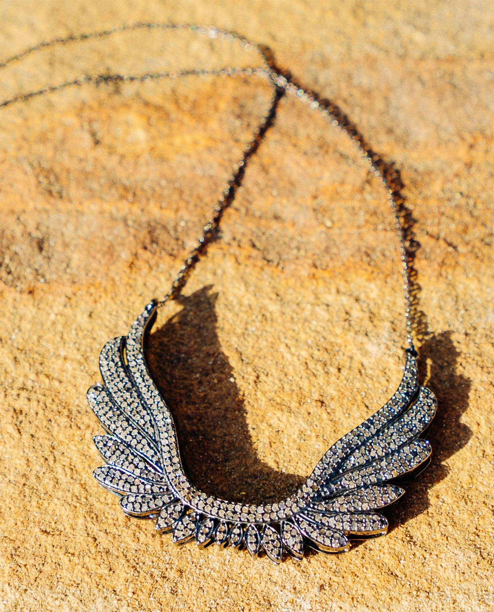 Double Diamond Necklace