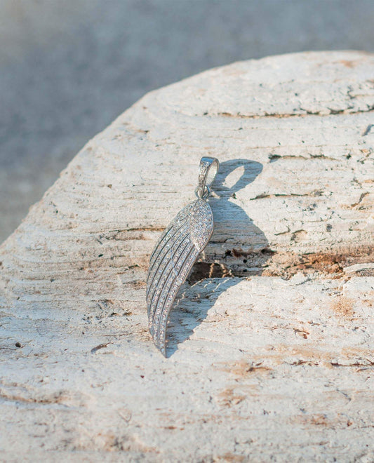 Angel Wing Diamond Pendant