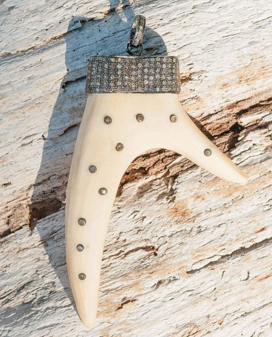 Antler Diamond Pendant